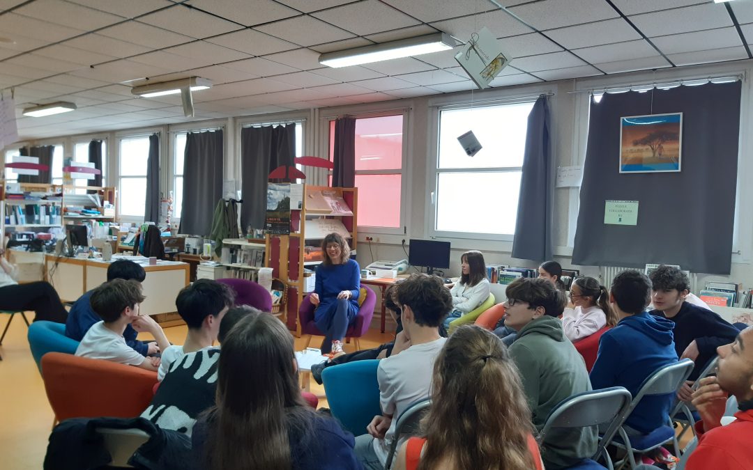 Rencontre avec mélanie leblanc pour le printemps des « poèmes »